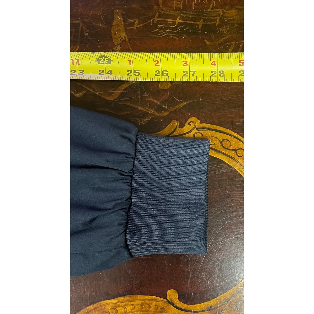 Members Only Mens Navy Blue Iconic Racer Bomber Jacket Full Zip Classic Chic XXL - Picture 9 of 13